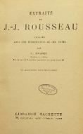 Extraits de J.-J Rousseau