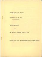 Réquisitoire de M. le Commissaire du gouvernement Gardon : Ministère public C/ MM. Baranès, Labrusse, Turpin & Mons ; audience du 17 mai 1956