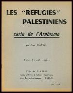 Les  "réfugiés" palestiniens : carte de l'arabisme