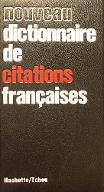 Nouveau dictionnaire de citations françaises