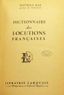 Dictionnaire des locutions françaises