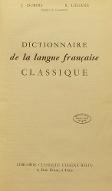 Dictionnaire de la langue française classique