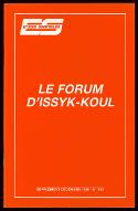 Le  forum d'Issyk-Koul
