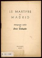 Le  martyre de Madrid