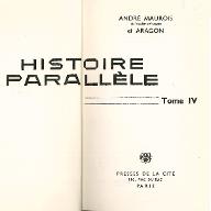Histoire parallèle. Tome 4