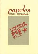 I congreso sobre la historia del PCE : 1920-1977