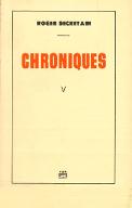Chroniques V