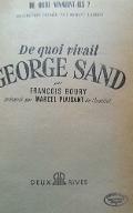De quoi vivait George Sand ?