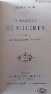 Le  Marquis de Villemer : comédie en quatre actes, en prose