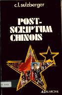 Post-scriptum chinois : mémoires, 1972-1973