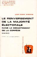 Le  renversement de la majorité électorale dans le département de la Corrèze : 1958-1973