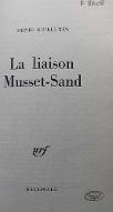 La  liaison Musset-Sand