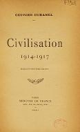 Civilisation : 1914-1917