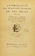 Anthologie des écrivains français du XIXe siècle : prose. 2, 1850-1900