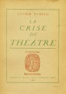 La  crise du théâtre