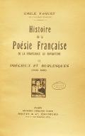 Histoire de la poésie française, de la Renaissance au romantisme. 3, Précieux et burlesques (1630-1660)