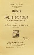 Histoire de la poésie française, de la Renaissance au romantisme. 8, Les poètes secondaires du XVIIIe siècle (1700-1750)