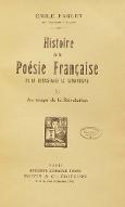 Histoire de la poésie française, de la Renaissance au romantisme. 11, Au temps de la révolution