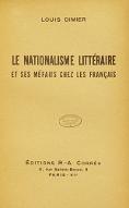 Le  nationalisme littéraire et ses méfaits chez les français