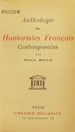 Anthologie des humoristes français contemporains