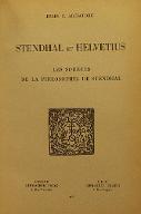 Stendhal et Helvetius : les sources de la philosophie de Stendhal