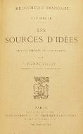 Les  sources d'idées : textes choisis et commentés, XVIe siècle