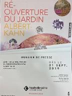 Ré-ouverture du jardin Albert-Kahn : Acte 1 de la réouverture du musée départemental Albert-Kahn automne 2021