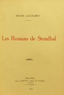 Les  romans de Stendhal