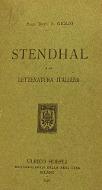Stendhal e la letteratura italiana