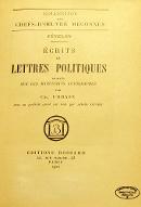 Ecrits et lettres politiques