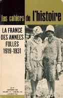 La  France des années folles : 1919-1931