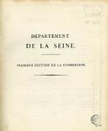Liste des émigrés dépossédés par la Révolution dans la Seine : première section de la commission