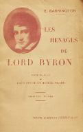 Les  ménages de Lord Byron : glorious apollo