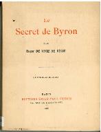 Le  secret de Byron