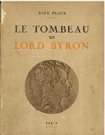 Le  tombeau de Lord Byron