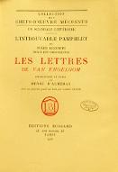 L'introuvable pamphlet de Jules Lecomte, prince des chroniqueurs ; Les lettres de Van Engelgom : un scandale littéraire