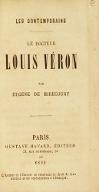 Le  docteur Louis Véron