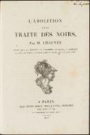 L'abolition de la traite des Noirs. Recueil factices d'imprimés. 1811-1825