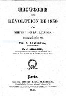 Histoire de la Révolution de 1830 et des nouvelles barricades