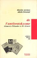 De l'antitrotskysme : éléments d'histoire et de théorie...