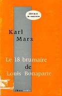 Le  18 Brumaire de Louis Bonaparte