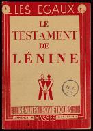 Le  testament de Lénine