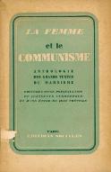 La  femme et le communisme : anthologie des grands textes du marxisme
