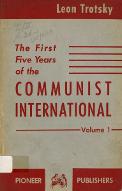 The first five years of the communist international