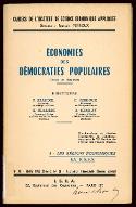 Economies des démocraties populaires, textes et analyses. 5, Les régions économiques en URSS