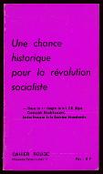 Une chance historique pour la révolution socialiste