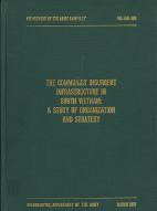 The communist insurgent infrastructure in South Vietnam : a study of organization and strategy
