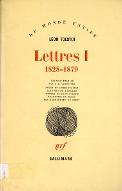 Lettre I : 1828-1879