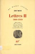 Lettres II : 1880-1910