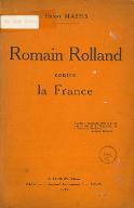 Romain Rolland contre la France
